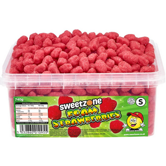 Sweetzone Foam Strawberries Tub (805g)