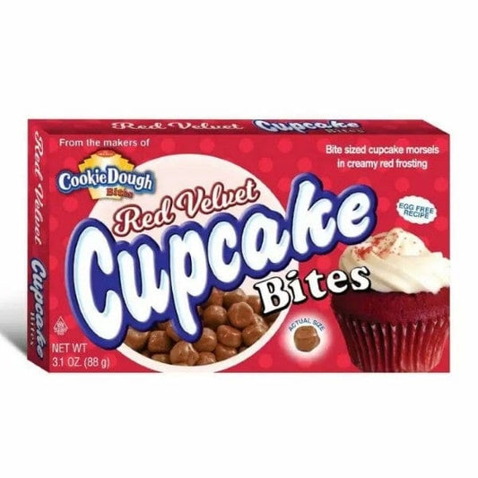 Cookie Dough Bites Red Velvet Cupcake Bites